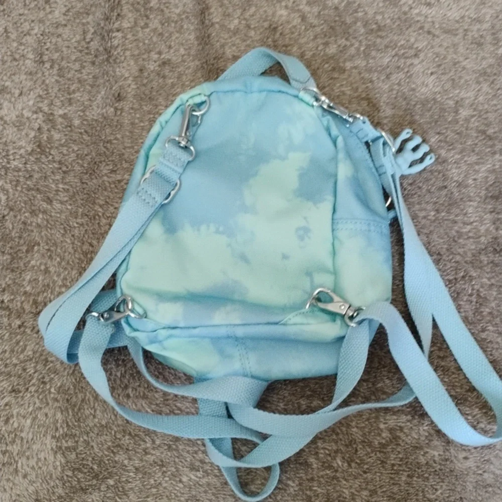 Kipling Mini Backpack Blue Sky Tie Dye - Picture 4 of 6